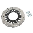 thumbnail image 2 of Disco de freno de motocicleta Rotor de placa de disco de freno de hierro de 257 mm de diámetro exterior para ZS250GY‑3 RX3 Jadeshay A, 2 of 8