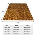 thumbnail image 3 of Honeii Golden Glitter Print Fleece Blanket - Throw Blanket for Bed, Sofa, Couch, Camping, and Travel , Microplush Ultra Soft Warm Blanket-40"x30", 3 of 7