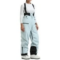 thumbnail image 7 of purcolt Womens Ski Pants Snow Bibs Waterproof Windbreak Baggy Snowboard Overalls Insulated Warm, 7 of 7
