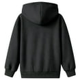 thumbnail image 3 of Abcomgle Girls Two Piece Sets Size 7-8 Oversized Half Zip Hooded Girls Zip Up Hoodie and Fashion Sweatpants Casual Tracksuit for Girls,Black,11-12Years, 3 of 8