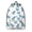 Dinosaur and Skateboard, variant on Dinosaur and Silhouette White Pattern Backpack for School, Cute School Bag with Adjustable Shoulder Straps and Padded Back, 15.7"x11.8"x5.5"