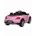 thumbnail image 4 of PINGÜE® Montable Eléctrico para Niños| VW® Beetle Dune Licencia Oficial | Control Remoto 2.4Ghz | Bateria 12V 4AH | USB Música Radio Luz LED | 2 Motor 390| BARBIE PINK, 4 of 8