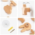 thumbnail image 5 of Ganchos de madera de animales para decoración de habitación, gancho para llavero de pared, gancho para abrigo, puerta de casa, gancho de madera, accesorios de cocina, 1 Uds., 5 of 5