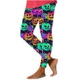 thumbnail image 3 of QATAINLAV Women's 2025 Halloween Costume, Casual Leggings for Women Butt Lifting High Waisted Running Pant Fashion Graphic Print Athletic Tight Trouser Multicolor L, 3 of 7