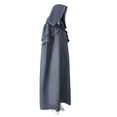 thumbnail image 4 of Unisex Hooded Button Casual Party Retro Gothic Long Cloak Stage Outfit Tops, 4 of 5