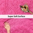 thumbnail image 5 of TWINNIS Shaggy Fuffly Area Rugs Super Soft Kids Carpet for Bedroom/Livingroom/Nursery Room,4’x6',Hot Pink, 5 of 7