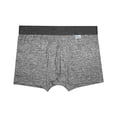 thumbnail image 3 of Bóxer Zaga para Hombre, Negro Corto Double Brush 3 Piezas Talla EG, 3 of 4
