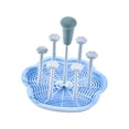 thumbnail image 2 of Estante de secado de tazas, escurridor de tazas, soporte para 6 tazas, colgador, organizador de drenaje, secador de botellas, tazón taza, organizador Azul, 2 of 9