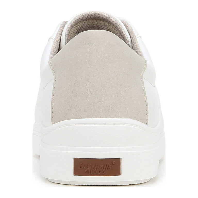 Scholl's Mens Time Off Men Lace Up Sneaker White Smooth 11 M