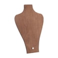 thumbnail image 1 of Expositor de collares con busto de madera, organizador de collares para exhibir joyas. S, 1 of 9