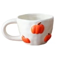 thumbnail image 1 of Toystoory Taza de cerámica, taza multifunción, elegante y de gran capacidad, diseño ideal para té, jugo o en la oficina. Teteras Calabaza 301-400 ml, 1 of 6