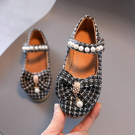 

Cathalem Toddler Boy Winter Shoes Girls Princess Shoes Sandal Flower Bow Tie Shoes Hollow Flower Infant Shoes Girls 6-12 Months Shoes Black 2 Years