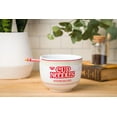 thumbnail image 5 of Silver Buffalo Nissin Classic Cup Noodles Logo Much More than a Soup Ceramic Ramen Noodle Rice Bowl with Chopsticks, Microwave Safe, 20 Ounces, 5 of 8