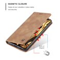 thumbnail image 3 of Dteck Wallet Case For Samsung Galaxy S20 6.2 inch, Premium PU Leather Wallet case Magnetic Flip Folio [Kickstand Feature] with ID&Credit Card Pockets,Brown, 3 of 5