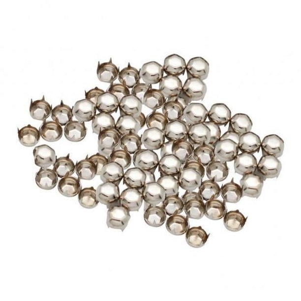 6x100 Uds Diseo De Fútbol Garra Nailhead Punk Stud Remache Picos Tachuelas Plata