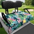 thumbnail image 4 of XYZCANDO Tropical Bigfoot Golf Cart Seat Cover with 4 Pockets - Washable Non-slip Universal 2-Seat Cover for EZGO Club Car Yamaha, 4 of 8