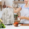thumbnail image 3 of HELLHERO Marble Pattern Dust Cover Polyester for Kitchen Household Users, 3 of 6