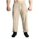 thumbnail image 1 of Pantalones largos para hombre, lisos, a la moda, informales, con bolsillos, cintura elástica, pantalones largos, pantalones deportivos, pantalones de poliéster para hombre., 1 of 6