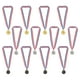 thumbnail image 1 of Medallas de Premio de Oro, Plata y Bronce de 2" Estilo Medallas 1er 2do 3er Premios con Cinta Paquete de 12, 1 of 7