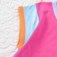 thumbnail image 7 of Tiijoy Girls Outfits Casual Colorblock Short Sleeve Tshirt Shorts Set, Sizes 7-8, 7 of 7