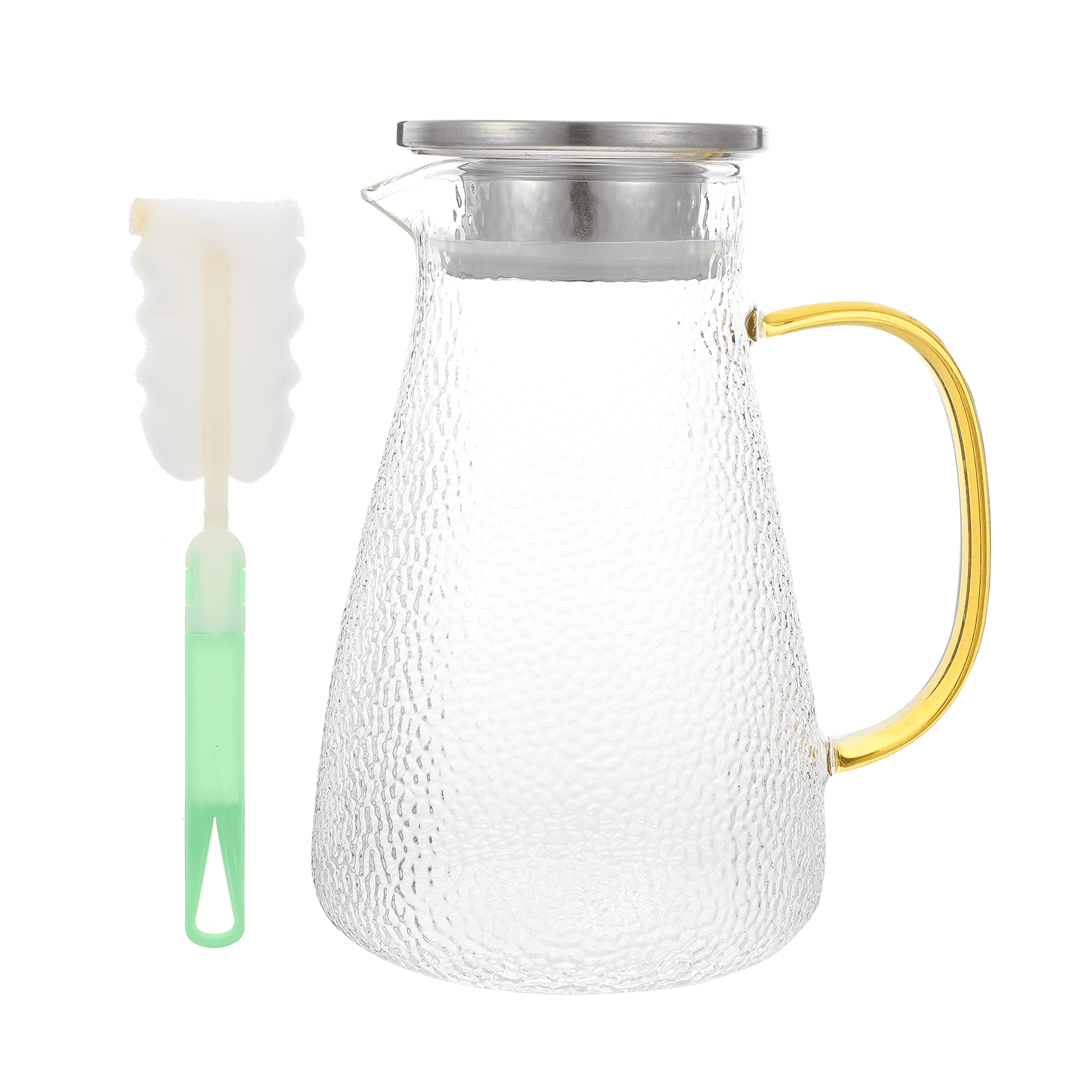 Glass Juice Carafe Water Pot Jug Pitcher Beverage  Drip Coffee Teapot Decanters Fruit Orange Tea Household Iced Holder