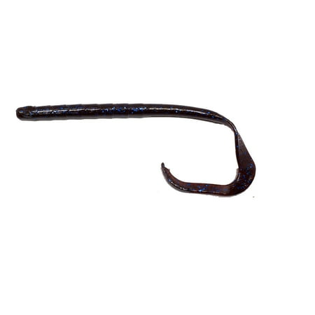 UPC: 0842424109781 | Googan Baits 10  Mondo worm  Black Blue Flake