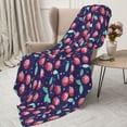 thumbnail image 3 of Sikiie Cool Mirror Cherries Cozy Flannel Fleece Throw Blanket: Lightweight & Thick for All Seasons - Perfect for Women, Men, & Kids"40"x30", 3 of 6