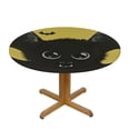 thumbnail image 3 of HAOXIT Round Tablecloth,Circular Table Cover Happy Halloween for Buffet Table, Home,Parties, Holiday Dinner 31-35, 3 of 8