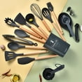 thumbnail image 3 of 34-Piece Essential Silicone Kitchen Utensil Set - Non-Stick, Heat-Resistant, Easy-Clean, Safe Cooking Tools & Stylish Gadgets, 3 of 10