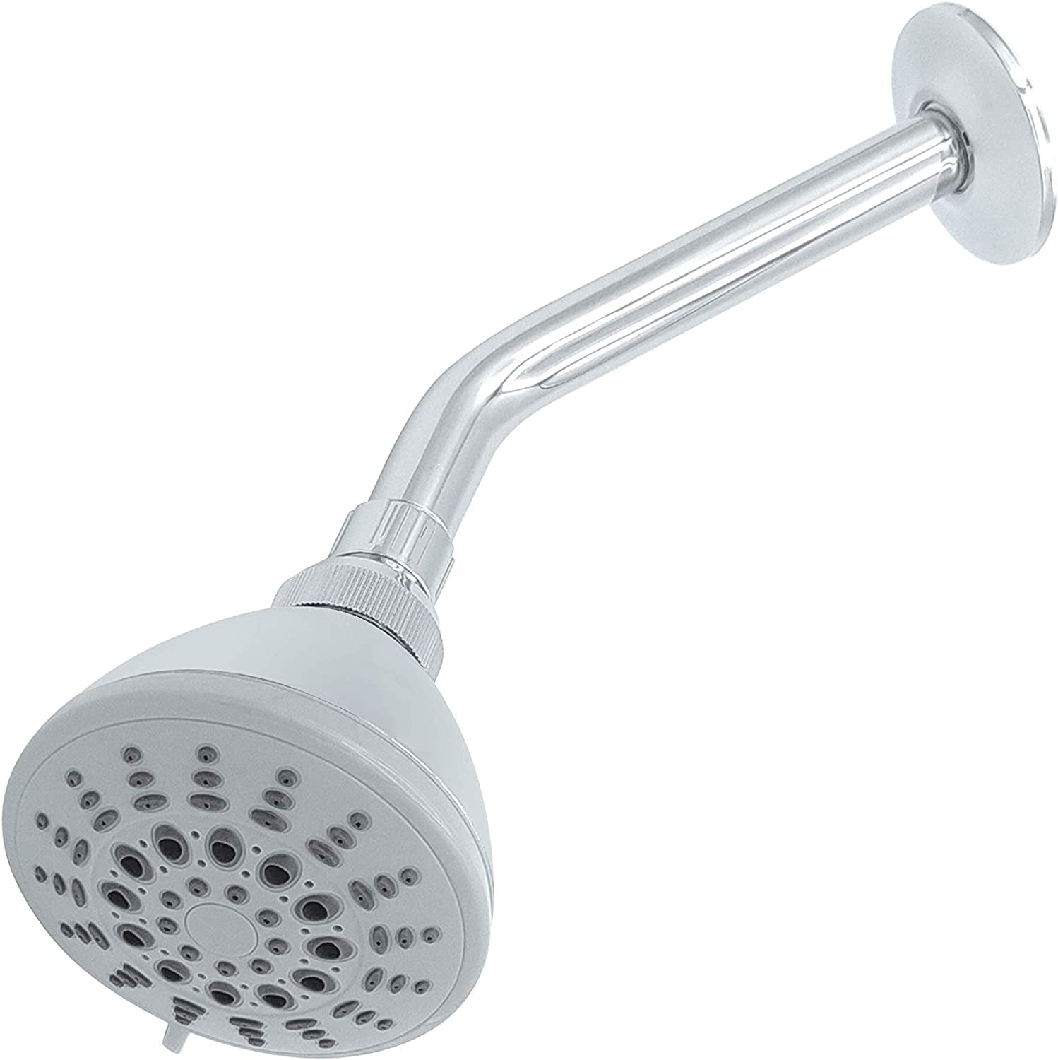 Polished Chrome Square Wall Mounted Shower Arm