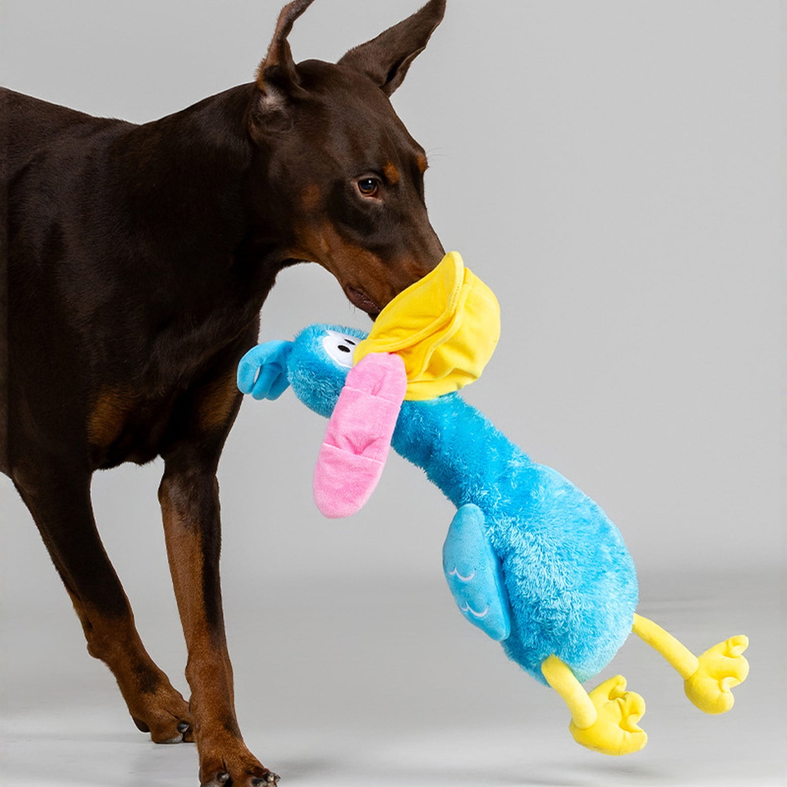 Squeaky Bird Dog Fetch Toys for Golden Retrievers,Durable Treat Dispensing Puzzle Toy for Border Collies,Tough Interactive Pet Companion for Mental Stimulation