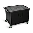 thumbnail image 2 of FSE 373-LE27C2-B 27"H AV Cart - Two Shelves Cabinet, 2 of 2
