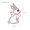 1.Crystal Rabbit, variant on Fashion Rabbit Crystal Brooch Pin Women Wedding Jewelry Party Corsage Gift New-6.Pink Heart Rabbit
