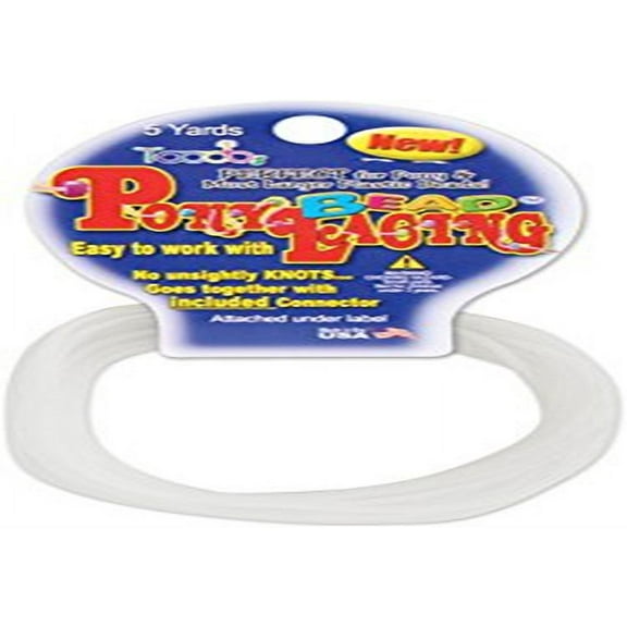 Pepperell Pony Bead Lacing 5yd Hank Iridescent