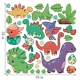 thumbnail image 3 of Vikakiooze Home Decor, Cartoon Dinosaur Cute Glass Sticker Children'S Room Background Wall Decoration Pvc Graffiti Wall Decal, 3 of 5