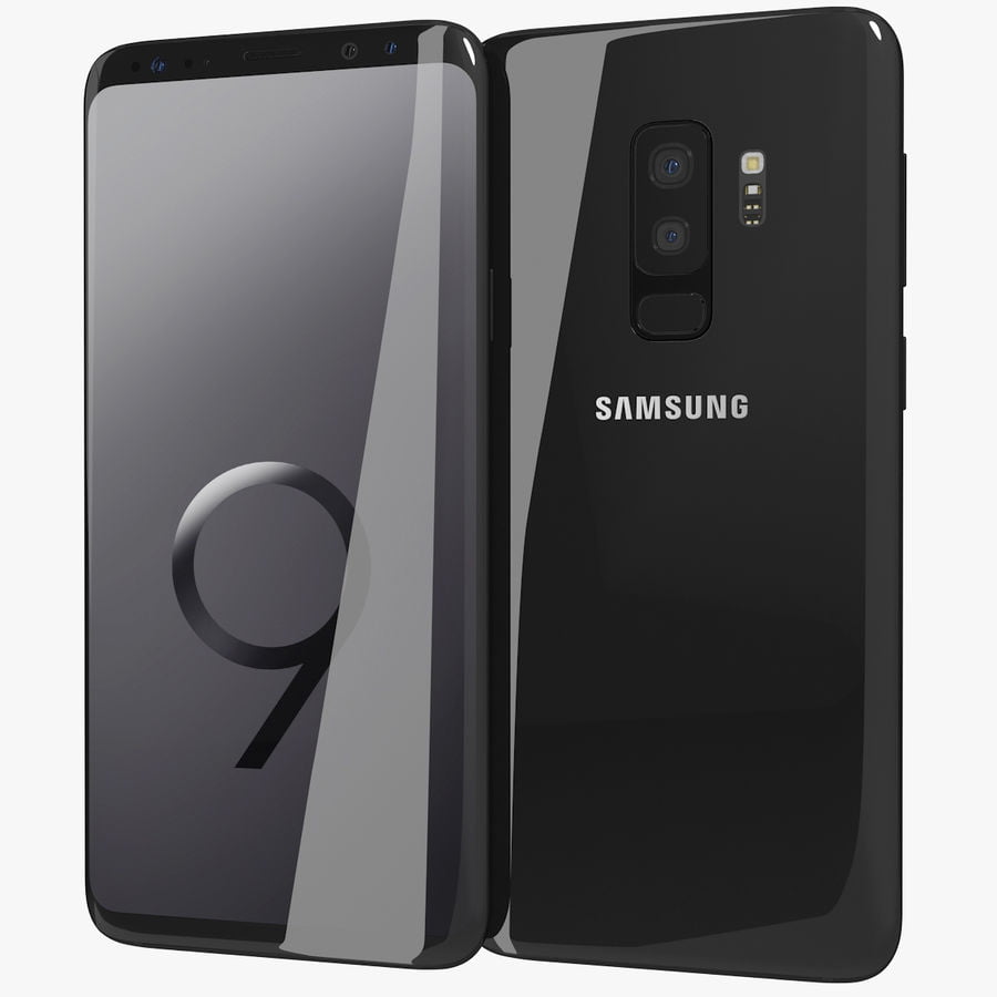 Restored Samsung Galaxy S9 + Plus G965U 64GB Midnight Black Fully 