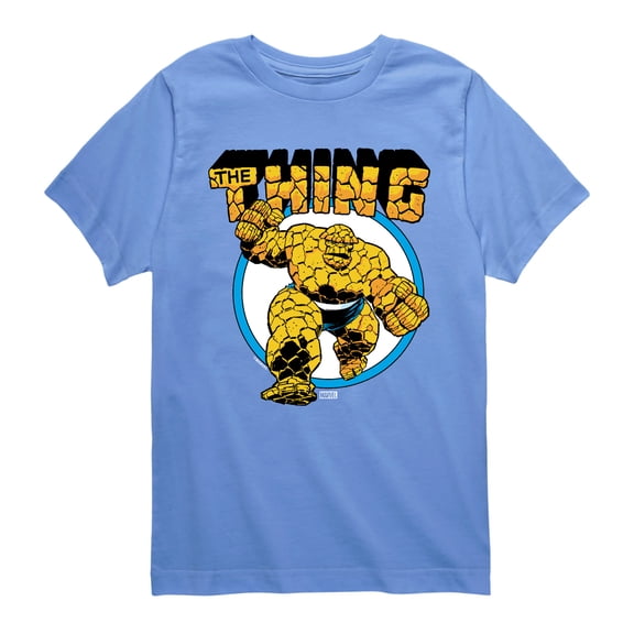 Fantastic Four - Thing Logo - Youth Boys Short Sleeve Graphic T-Shirt