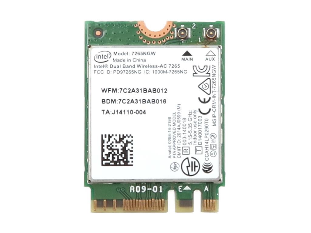 intel dual band wireless ac 7265 ratings intel dual band wireless ac 7265 ratings