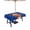 Blue, variant on Outdoor Tablecloth with Umbrella Hole, Merry Christmas Spillproof Waterproof Outdoor Table Cover, Winter Cartoon Xmas Deer Snowflake Patio Tablecloths for Party Picnic Camping, Rectangle 54"x80"