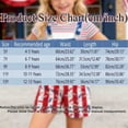thumbnail image 3 of XAOFW Unisex Independence Day USA Denim Rompers Patriotic Stars And Striped Suspenders Shorts 250th Anniversary Celebration Jumpsuits Fashionable One-Pieces 6-7 Years, 3 of 5