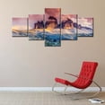 thumbnail image 2 of TISHIRON 5PCS Framed Canvas Wall Art Set,50"x24" Dolomites Mountains Canvas Art Decor, 2 of 7