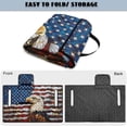 thumbnail image 5 of Yuyamidu Eagle Golf Cart Seat Covers American Flag Golf Cart Seats Towel Blanket with 4 Front Pockets 4th of July Golf Cart Rear Seat Covers for Club Car and More 2-Seats Carts, 5 of 8