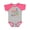 Baseball Heather and Hot Pink, variant on Inktastic Mommy and Daddy Love Me Boys or Girls Baby Bodysuit