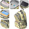 thumbnail image 4 of Australian Shepherd and Floral Backpack for School, Cute School Bag with Adjustable Shoulder Straps and Padded Back, 16.9"x12.6"x5.9", 4 of 5