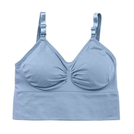 

Hunpta Womens Yoga Bra Wire-Free Comfort Sleep Bralette Workout Bras With Removable Pads Nursing Bras Sports Bra