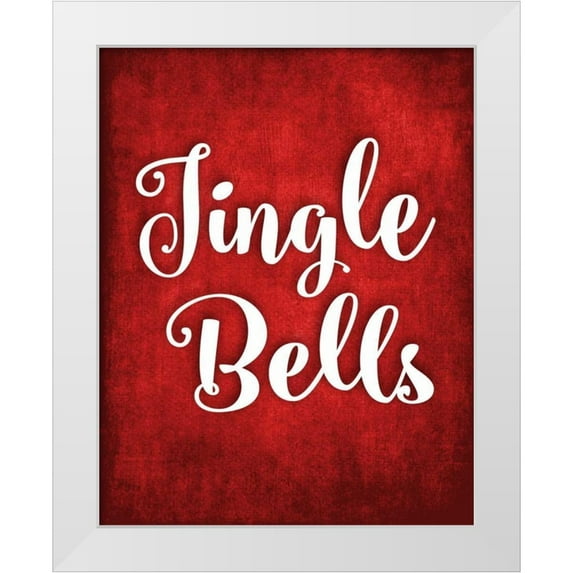 Robinson, Tamara 20x24 White Modern Wood Framed Museum Art Print Titled - Jingle Bells