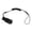 1 PC_Black, variant on Bodyboard Leash 120cm Adjustable Coiled Elastic Cord, TPU Rope Body, Comfortable SBR Sponge Wristband, Durable Surf Leash for Bodyboarding