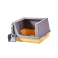 thumbnail image 4 of Cat Litter Tray High Sides Semi Enclosed Space Saving Anti L, 4 of 8