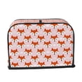 thumbnail image 2 of Lsque cute fox pink Print 2 Slice Toaster Cover , Kitchen Appliance Dustproof Protector , Toaster Protector Dustproof Kitchen Appliance Cover, 2 of 7