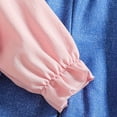 thumbnail image 7 of WOYY Toddler Girls 2 Piece Bow Long Sleeve Blouse Shirt Denim Jeans Outfits, Sizes 3-4T, 7 of 7